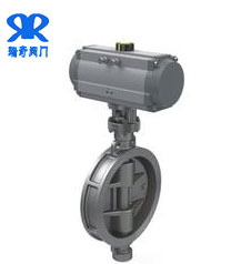 硬密封對夾氣動<a href='http://www.tjjzlm.com/Product/diefa/' target='_blank'>蝶閥</a>